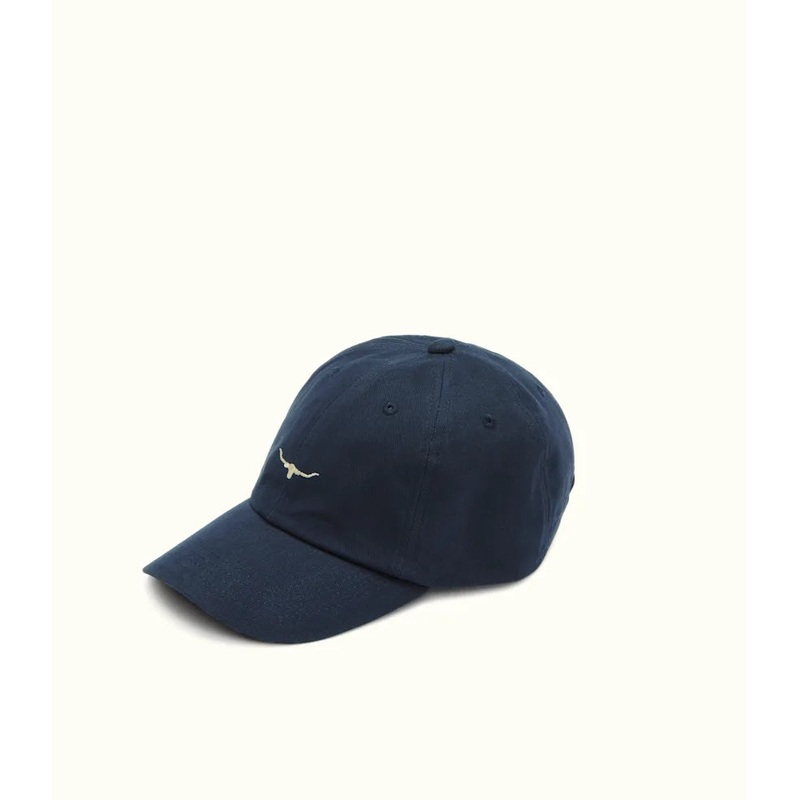 R.M.Williams – Mini Longhorn Twill Cap – Blue Wash