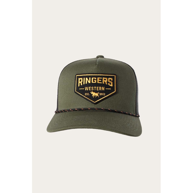 Ringers Western – Garage Trucker Cap – Khaki