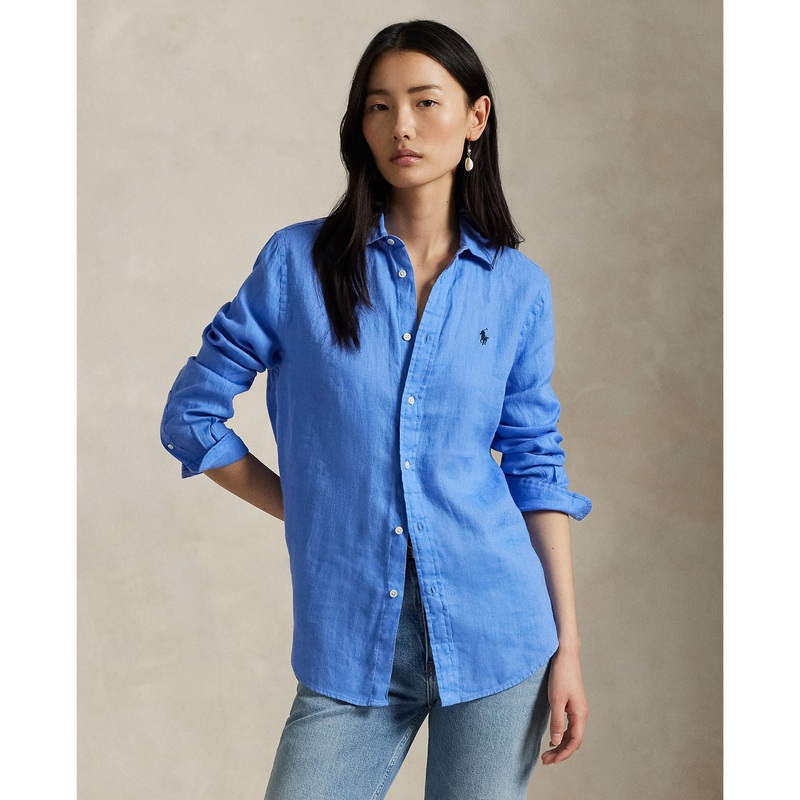 Polo Ralph Lauren – Classic Fit Linen Shirt – Harbour Island Blue