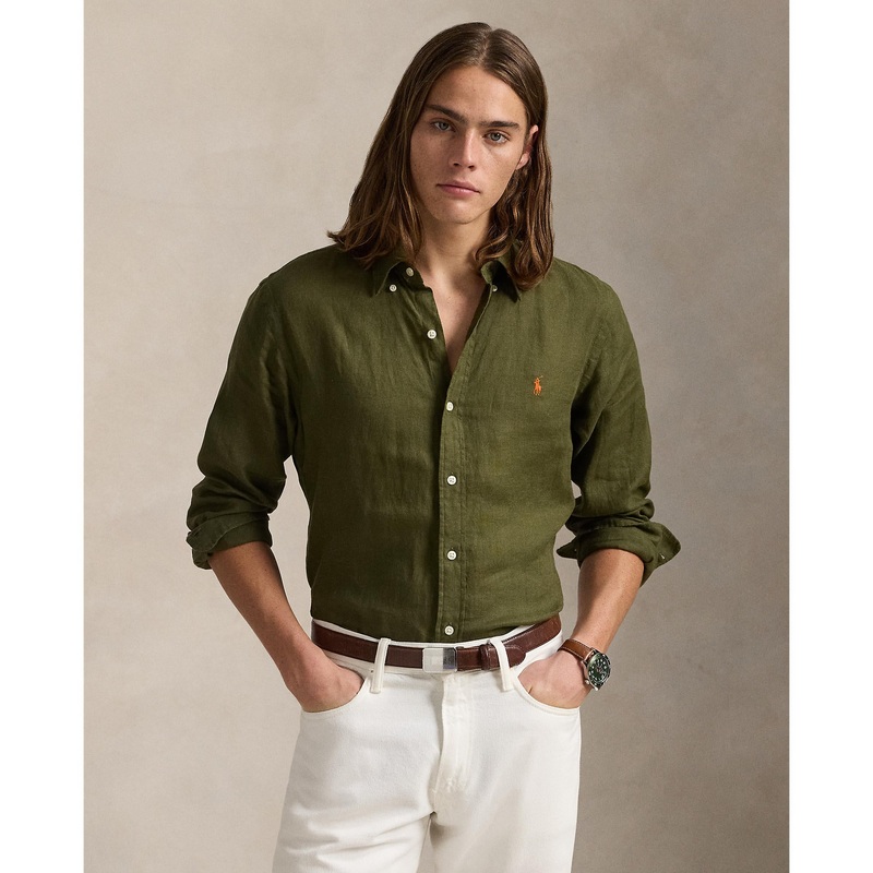 Polo Ralph Lauren – Linen Shirt – Olive
