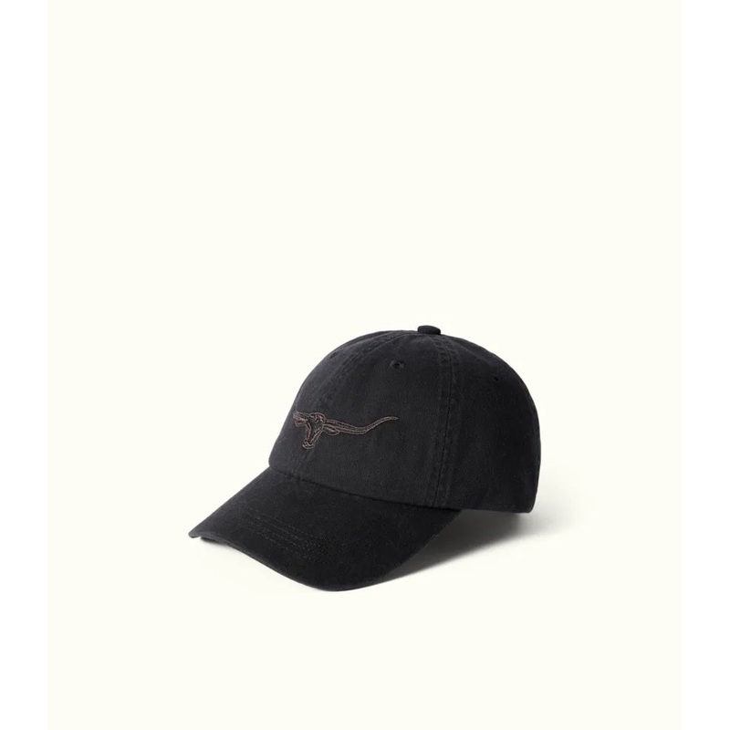 R.M.Williams – Longhorn Twill Cap – Black Wash