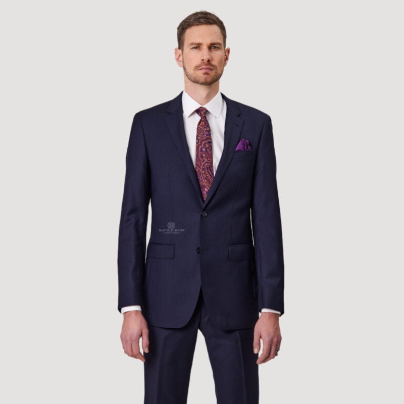 Savile Row – Abram D7 Merino Suit Jacket – Navy