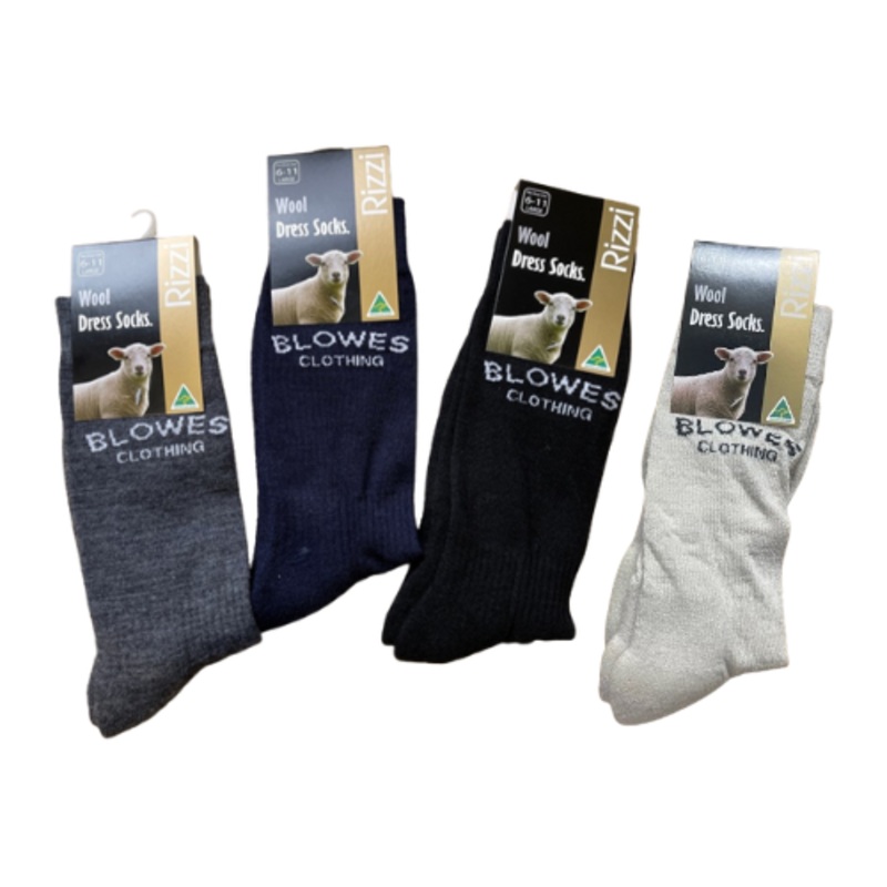 – Wool Dress Socks – Beige Size 6-11