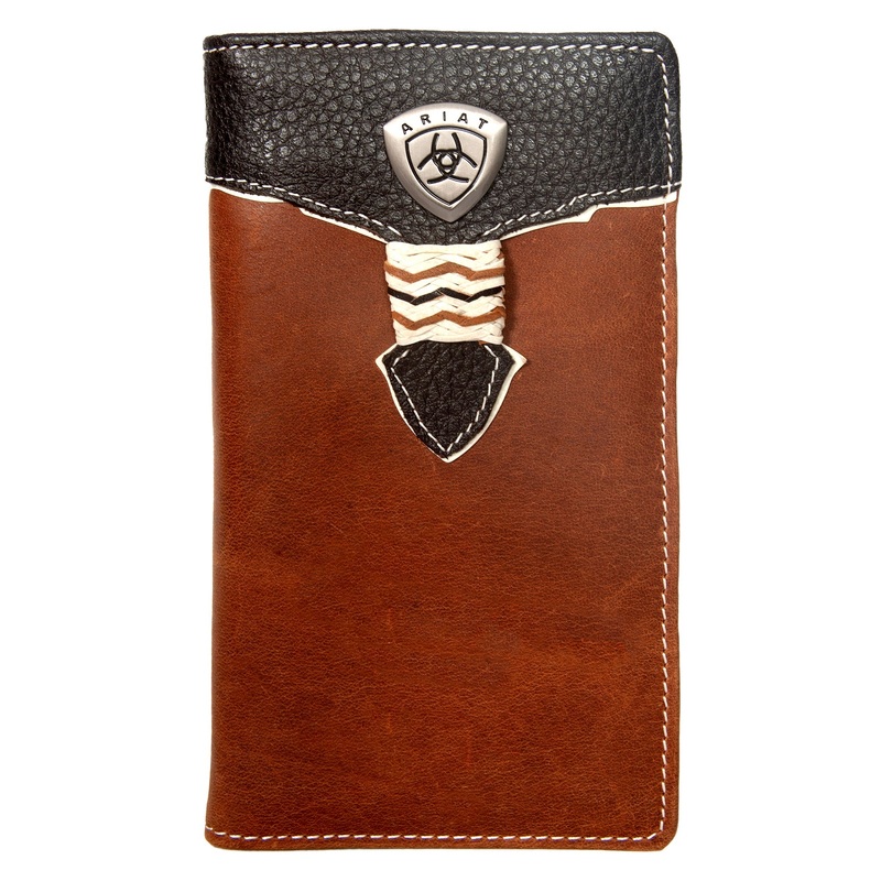 Ariat – Rodeo Wallet – Overlay – Tan & Brown