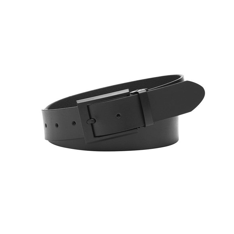 Buckle – Sierra – Full Grain Buffalo Belt – Black