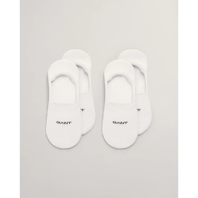 GANT – 2 pack Invisible Socks – White – Regular