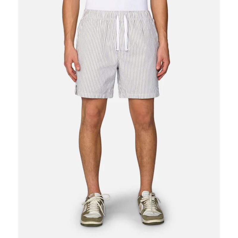 Industrie – The New Southwest Short – Striped – Sage & White