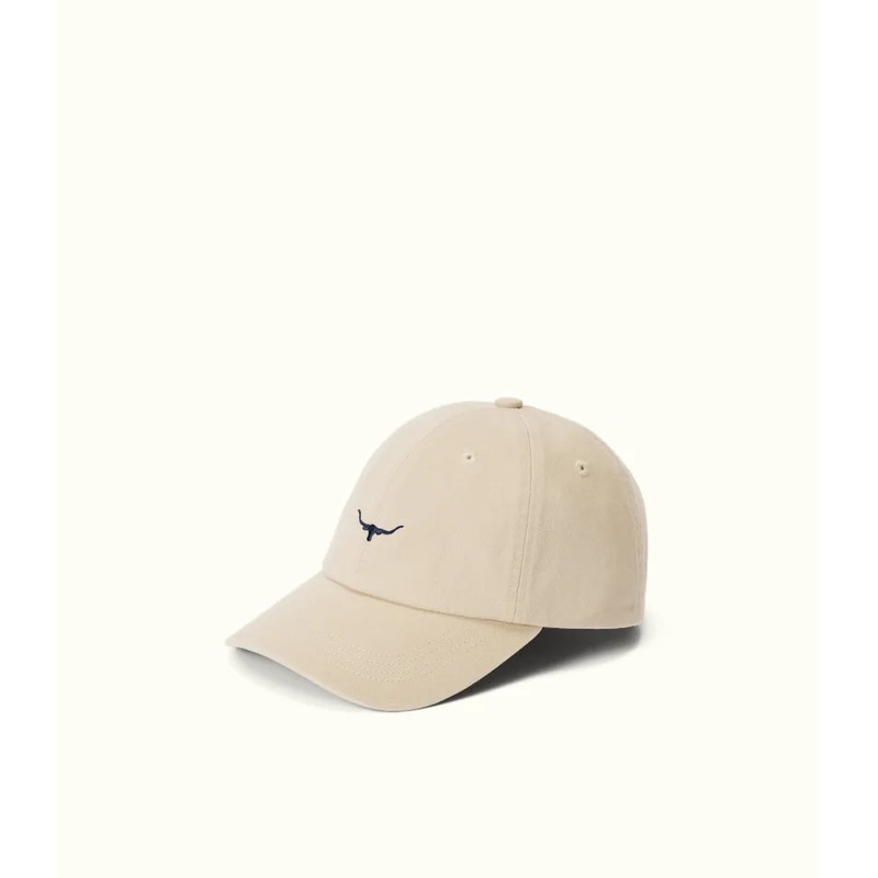 R.M.Williams – Mini Longhorn Twill Cap – Ecru