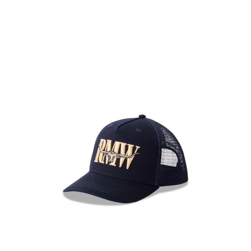 R.M.Williams – Steers Head Trucker Cap – Navy