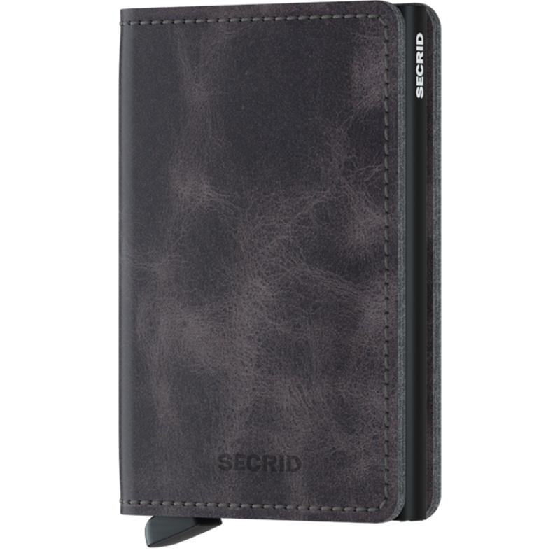 Secrid – RFID Protected Slim Wallet – Vintage – Grey-Black