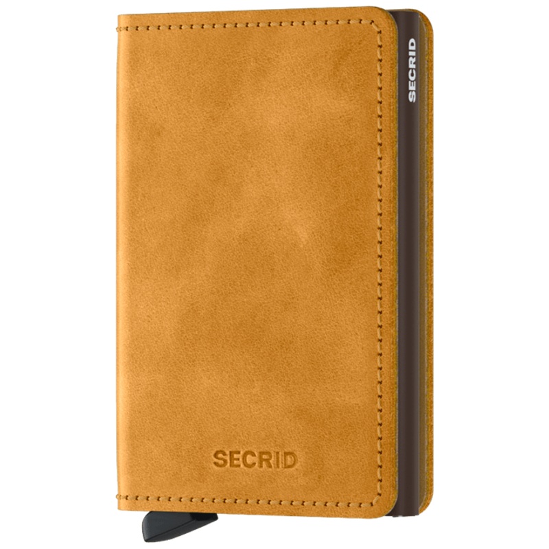 Secrid – RFID Protected Slim Wallet – Vintage – Ochre
