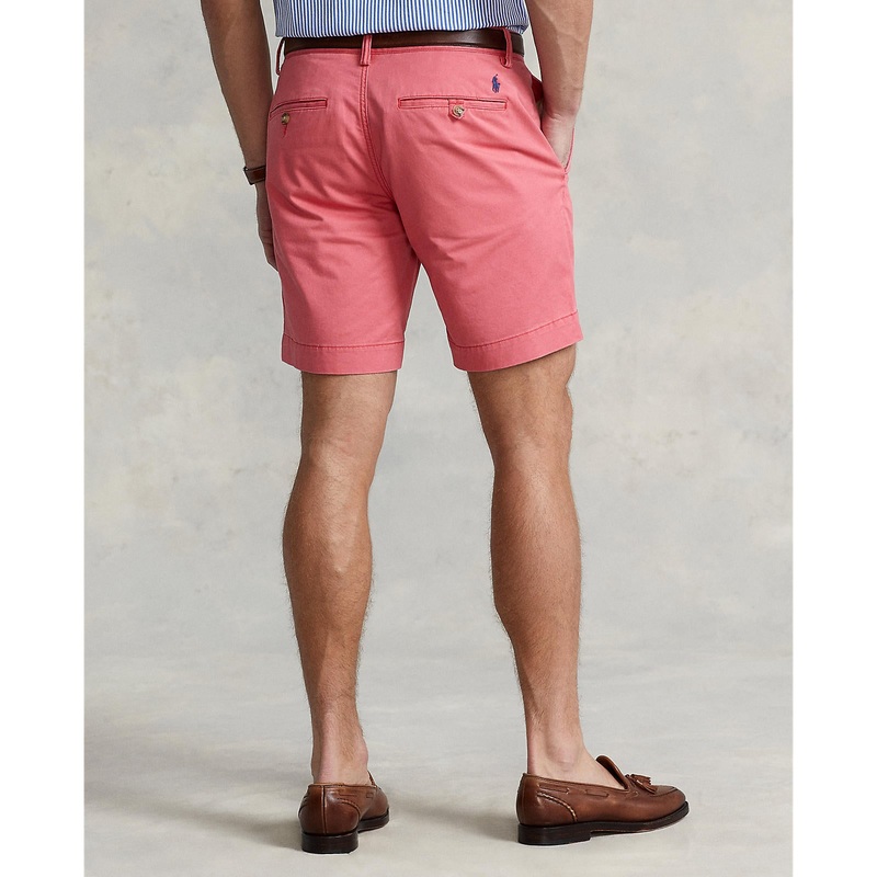 Polo Ralph Lauren – 8 Inch Stretch Chino Short – Medium Red