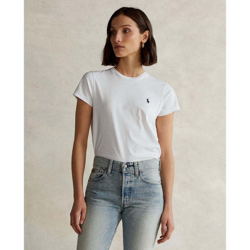 Polo Ralph Lauren – Cotton Crewneck Tee – White