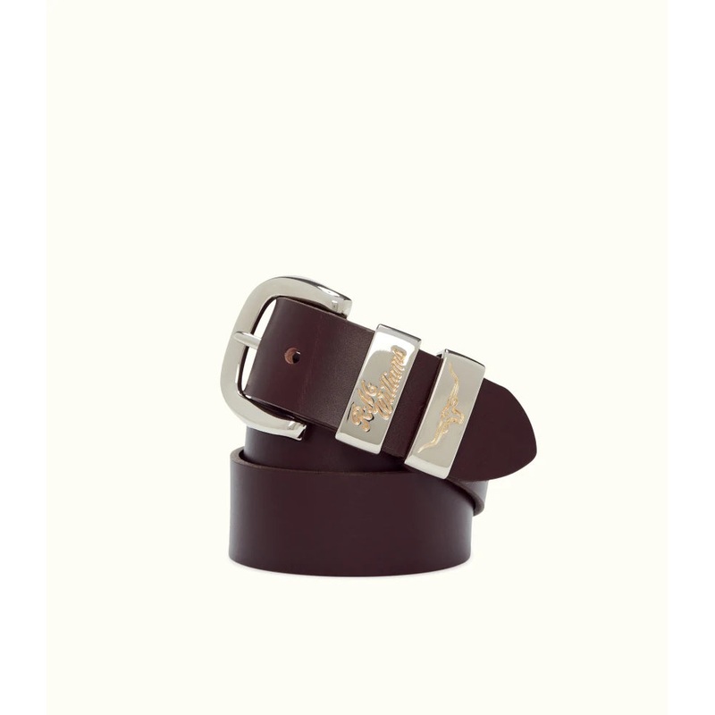 R.M.Williams – Drover Belt – Polished Nickel Buckle – Chestnut