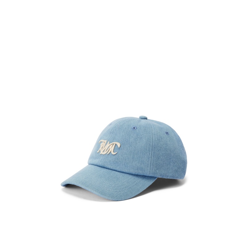 R.M.Williams – RMW Cursive Twill Cap – Blue Denim