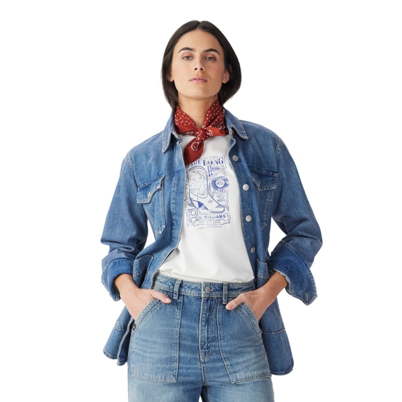 R.M.Williams – Rodeo Queen Print T-Shirt – Off White