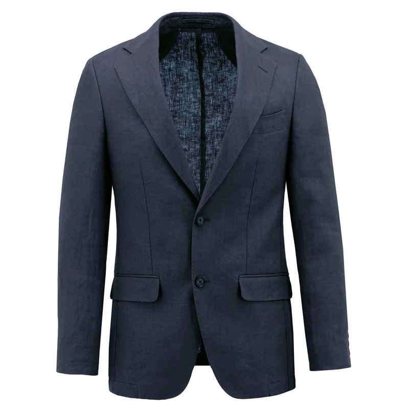 Boston Fine Tailoring – Turin – French Linen Sportscoat – Navy