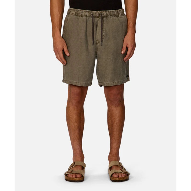 Industrie – The Marina Linen Short – Shamrock