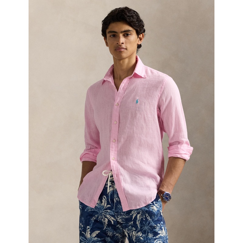 Polo Ralph Lauren – Linen Sports Shirt – Carmel Pink