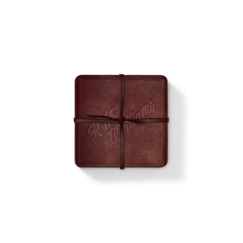 R.M.Williams – Script Logo 4 Piece Coaster Set – Russett